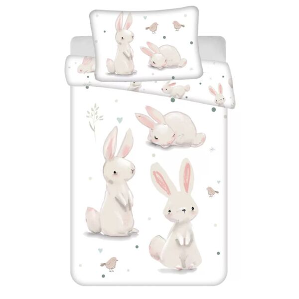 Jänkudega voodipesukomplekt väike 100x135 cm, 40x60 cm