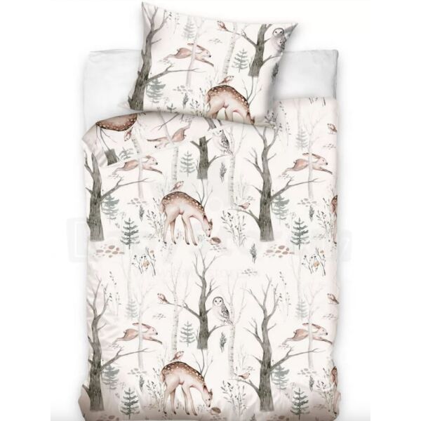 Metsloomad talvises metsas voodipesukomplekt