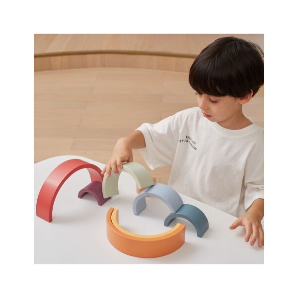 viga-polarb-woodesn-rainbow-puzzle-creative-montessori-blocks Montessori suur ja värviline vikerkaar