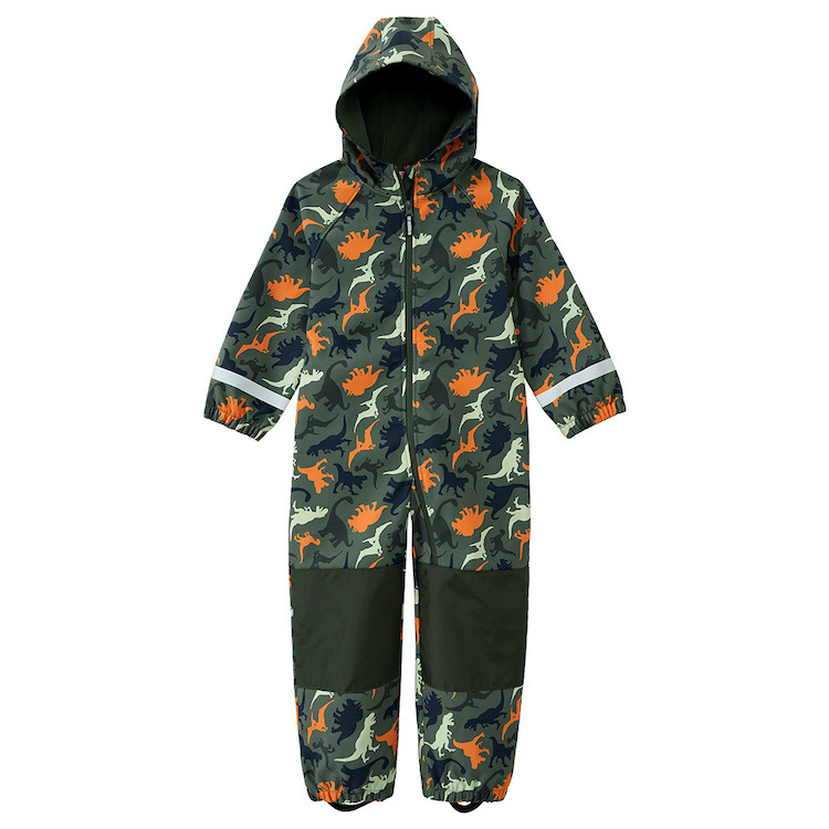 Dinosaurustega softshell-kombe